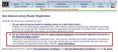 remote registration via Czech POINT